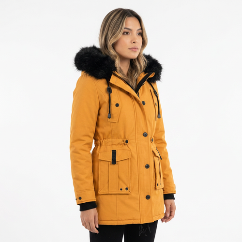 Abrigo cálido de moda