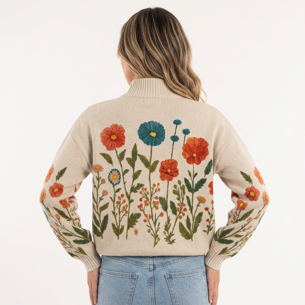 Chaqueta de forro polar con cuello alto