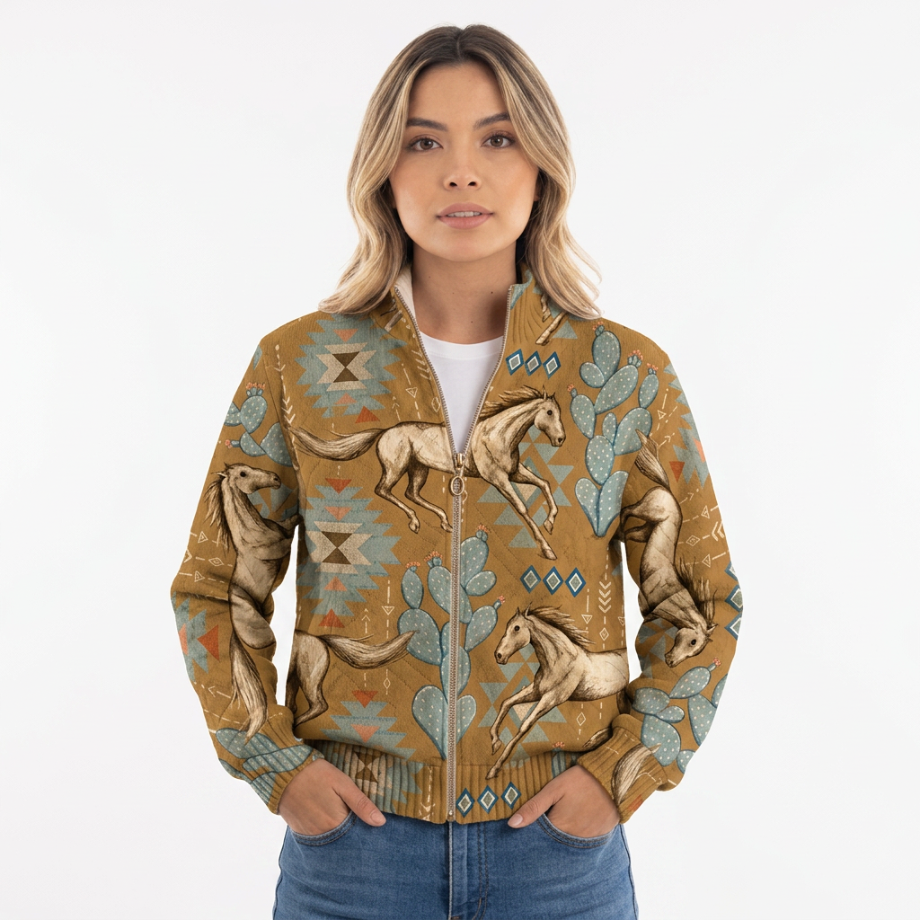 Chaqueta de forro polar con cuello alto