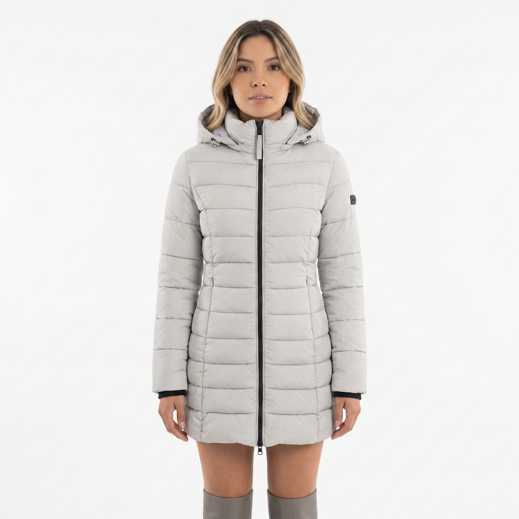 Chaqueta de invierno de plumón con capucha