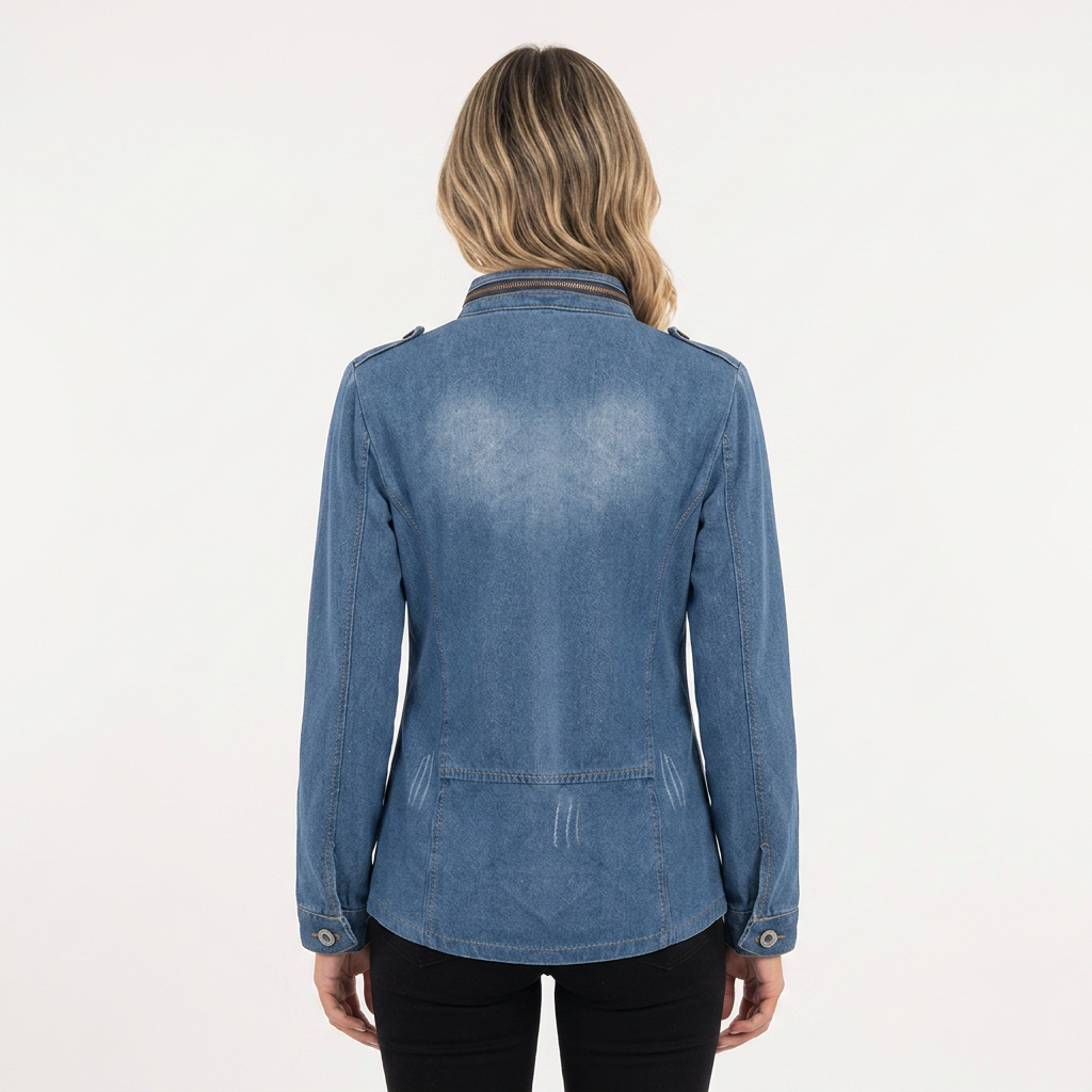 Chaqueta vaquera clásica para mujer