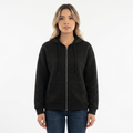 Chaqueta con capucha de tejido estructurado