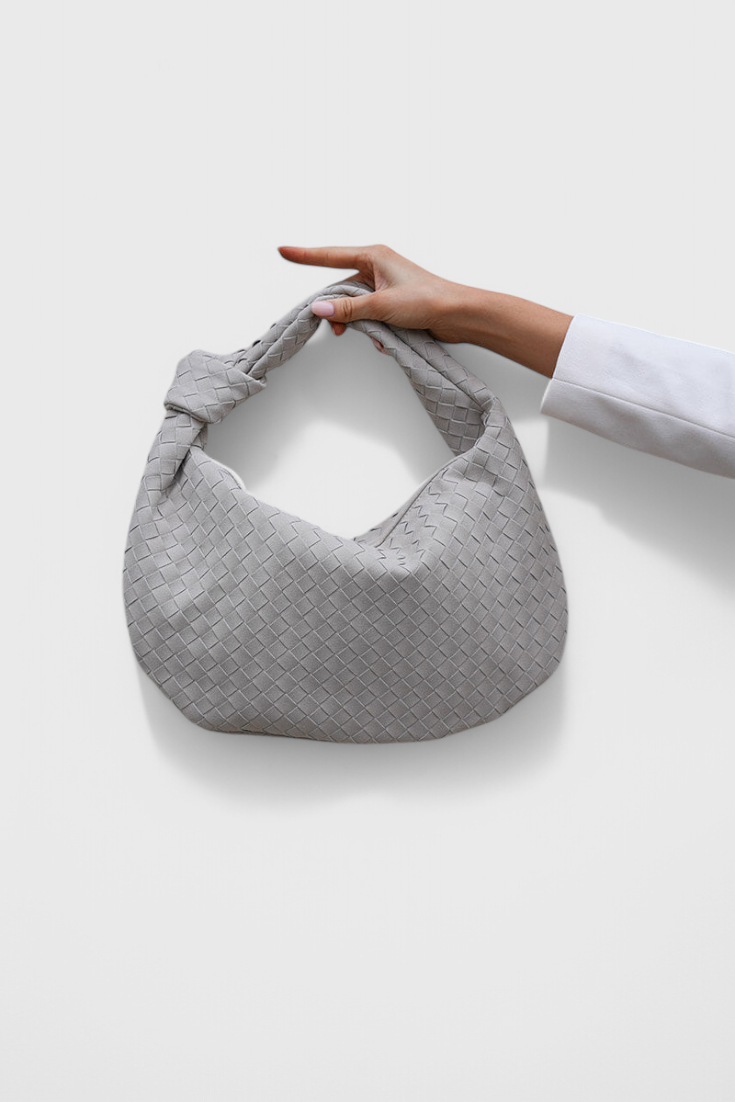Bolso de Hombro Mediano Sage Trenzado