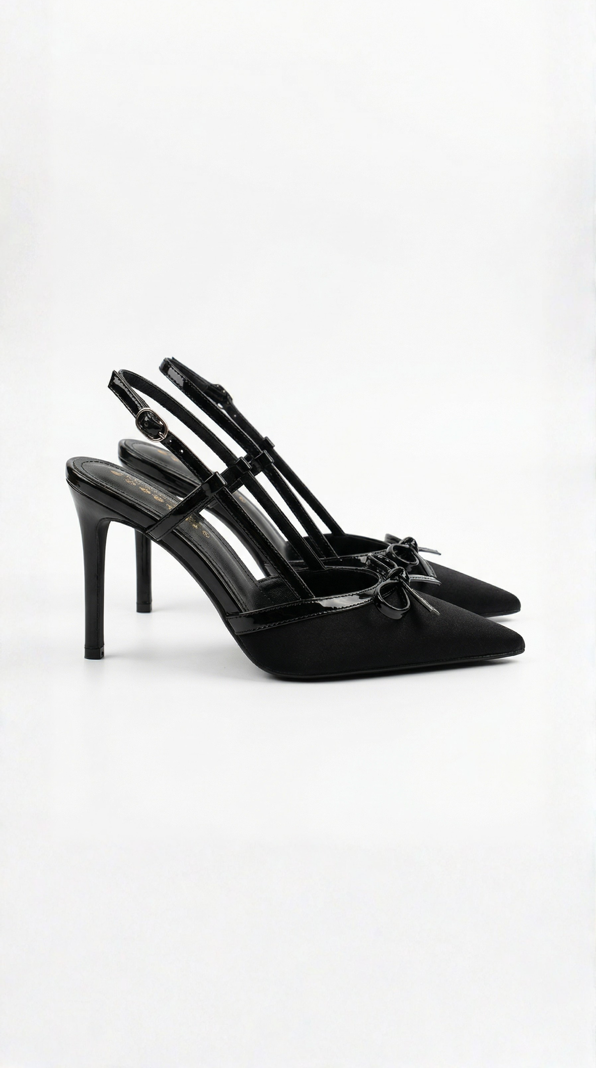 Zapatos de salón Rebecca de satén con lazo