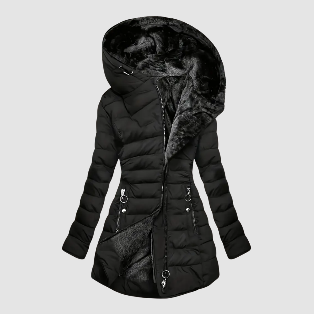 Chaqueta de Plumón con Forro de Pelo Ginnette™