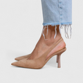 Tacones Ortopédicos de Piel Femeninos