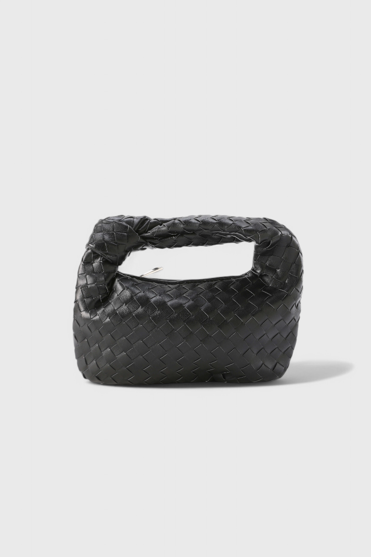 Bolso Satchel Mini Trenzado Sage