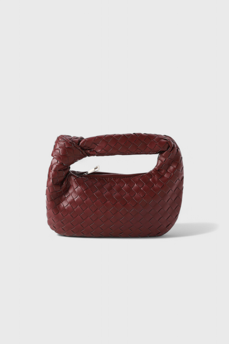 Bolso Satchel Mini Trenzado Sage