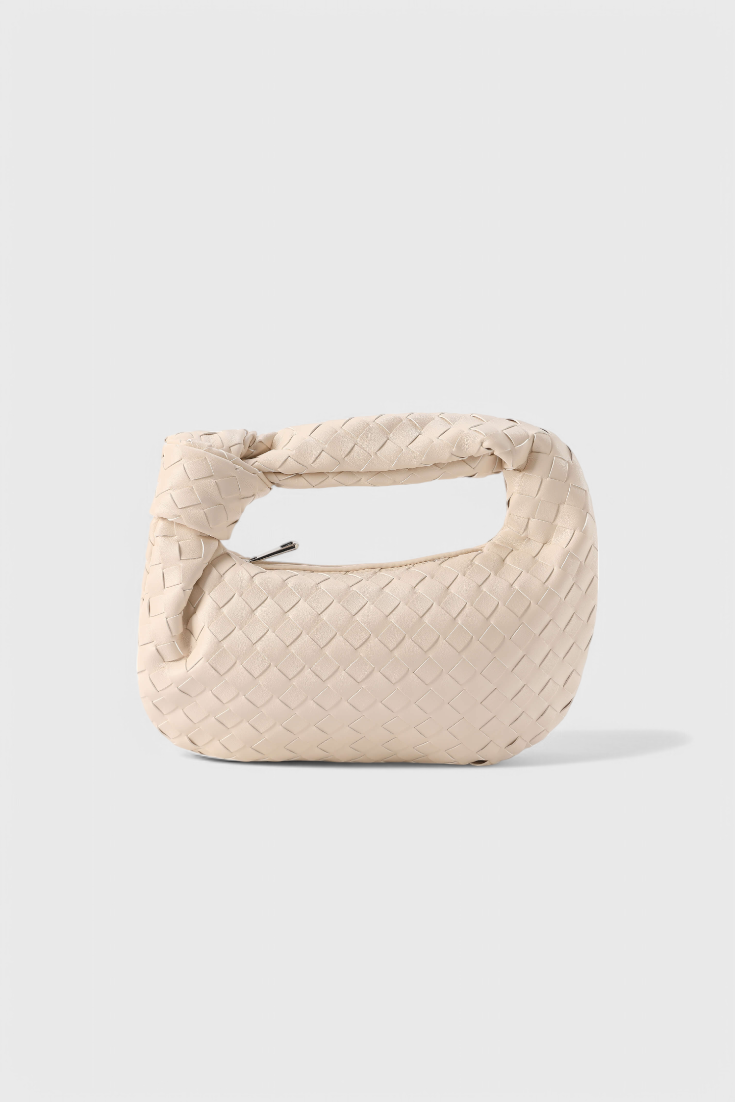 Bolso Satchel Mini Trenzado Sage