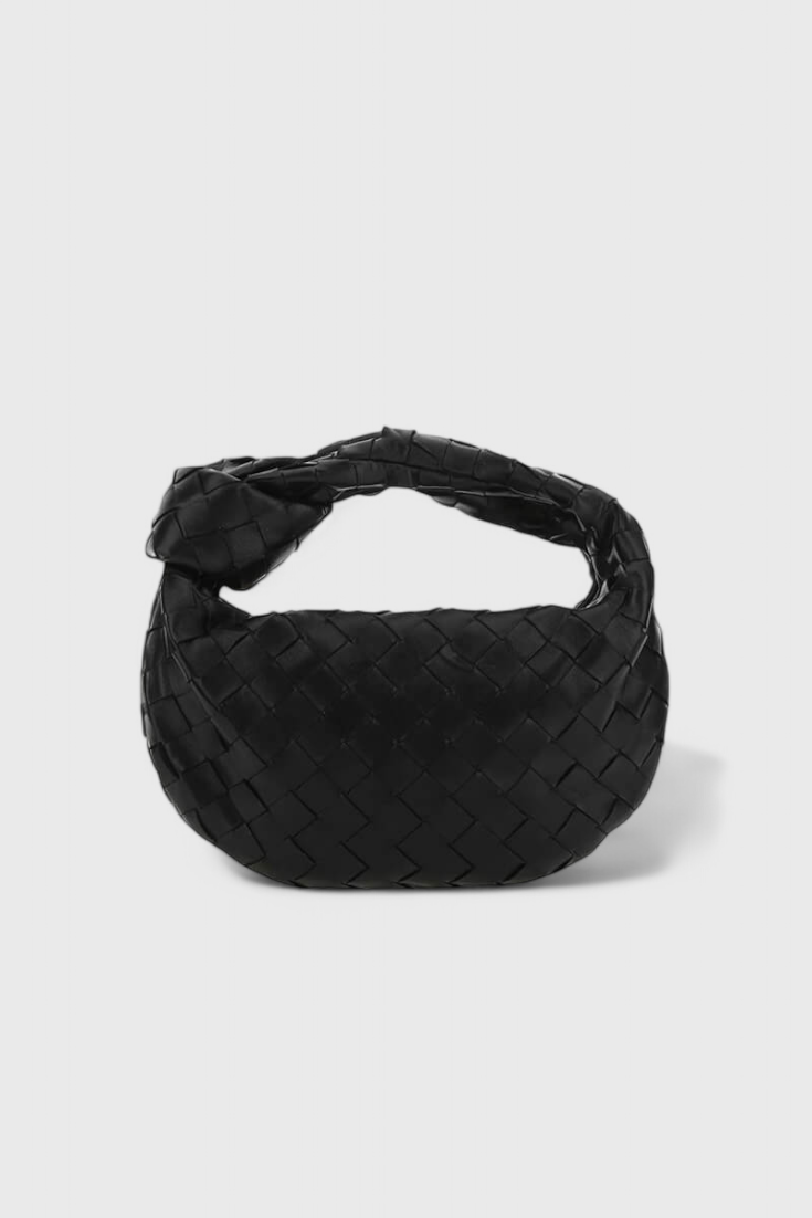 Bolso Satchel Mini Trenzado Sage
