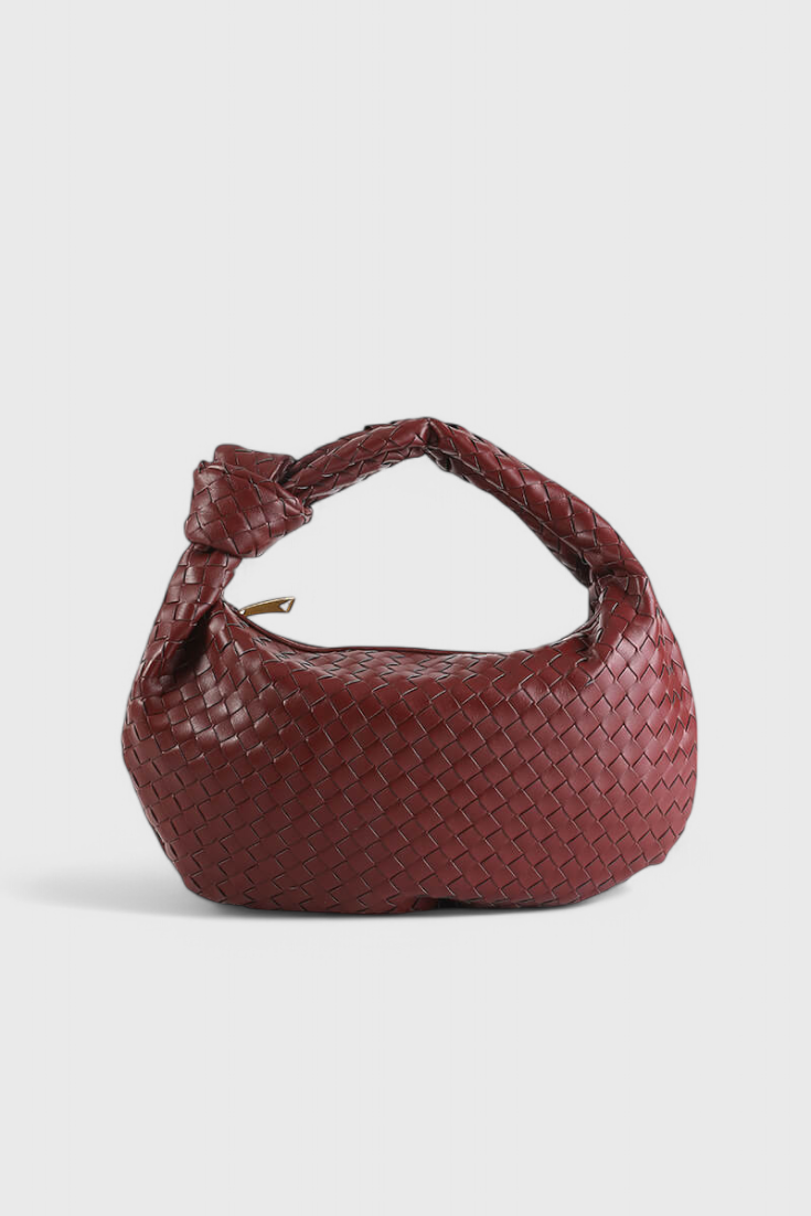 Bolso de Hombro Mediano Sage Trenzado