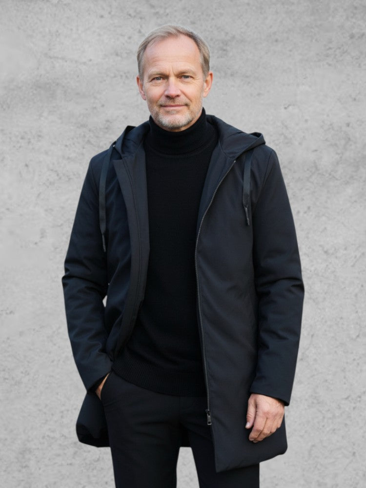 Chaqueta de invierno elegante de diseño moderno