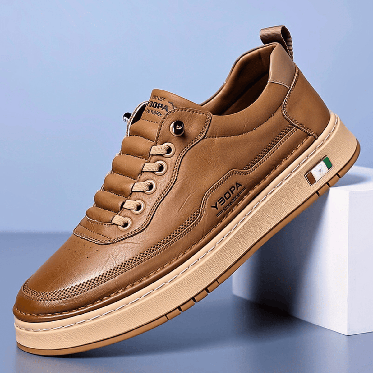 Bellano | Zapatillas de Cuero Clásicas