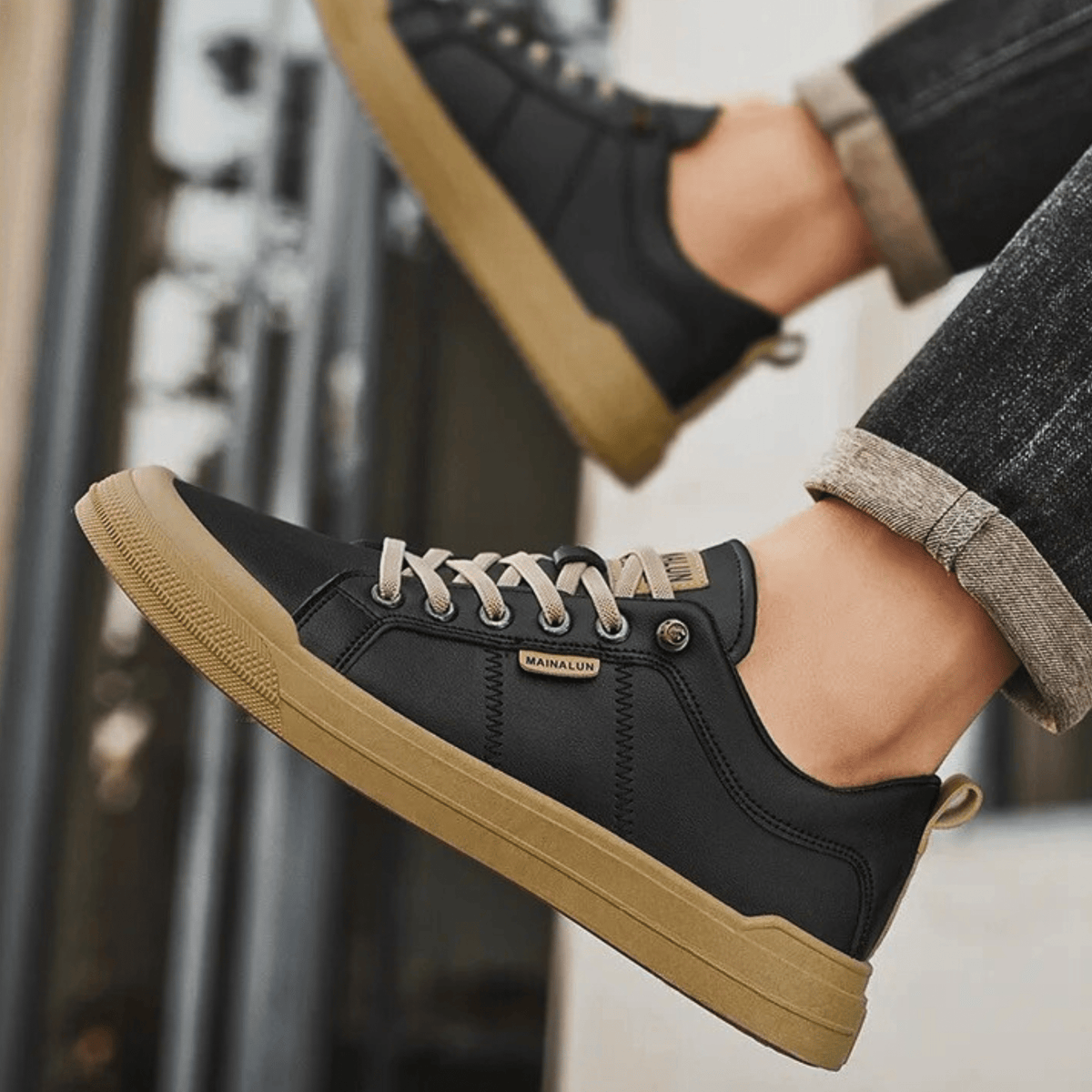 HARRINGTON | Zapatillas de Cuero Clásicas