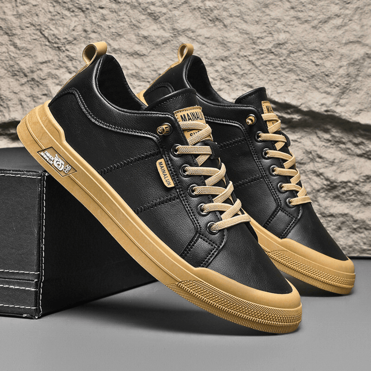 HARRINGTON | Zapatillas de Cuero Clásicas